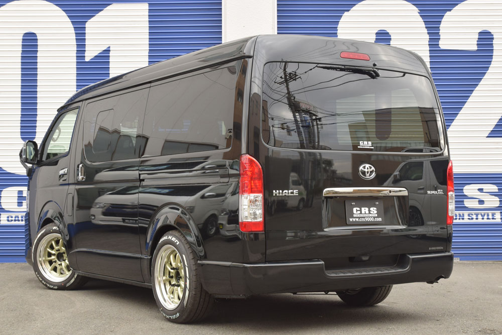 ハイエース200系純正納車外しテールベースキャンディブラックスモークD