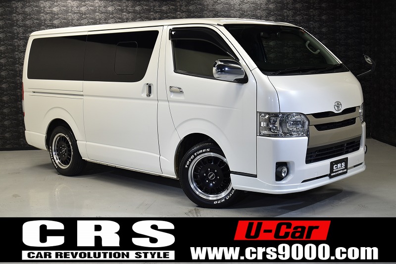 ★売り切りスタート★　平成28年　ハイエース　ディーゼル　スーパーGL　ダークプライム　スマートキー＆プッシュスタート ハイエース 平成２８年」の中古車を探すカーセンサー