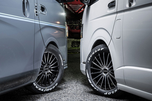 【速報】2026年新作！大人気モデルEFホイールが1ピースで発売決定！ハイエース・キャラバンカスタムはコレで決まり！サムネイル