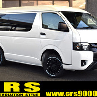 3201　千葉店【BLACK　STYLE】ハイエース ワゴンGL 4WD 2,700CC ガソリン車 10人乗りのサムネイル
