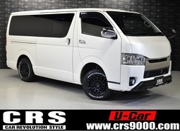3749 平成29年式 ハイエース スーパーGL ダークプライム 4WD 3,000cc (ディーゼル車) 5人乗車 8.49万km
