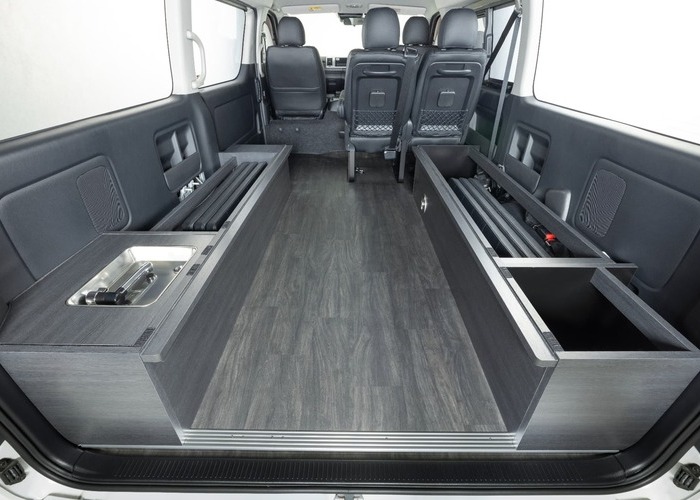HIACE WAGON GL  COMPLETE 「Bed Kit Ⅱ」WAGON　8ナンバー　7人乗りのサムネイル