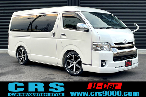 4432　平成30年式　ハイエース　ワイド　スーパーGL　ダークプライム　2WD　2800cc　ディーゼル車　5人乗り　1.7万kmのサムネイル