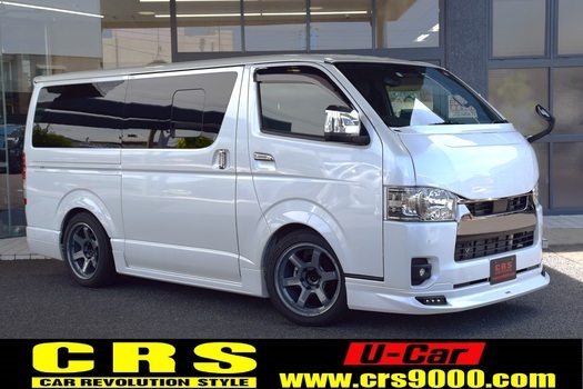 4593 令和4年式 ハイエース スーパーGL ダークプライムⅡ　2WD 2,800cc (ディーゼル車) 5人乗車 8,000kmのサムネイル