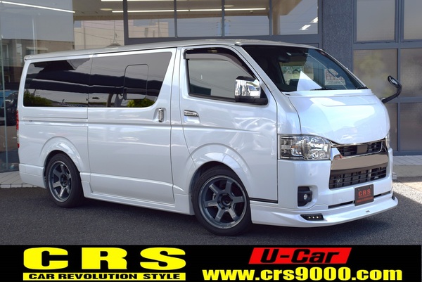 4593 令和4年式 ハイエース スーパーGL ダークプライムⅡ　2WD 2,800cc (ディーゼル車) 5人乗車 8,000kmのサムネイル