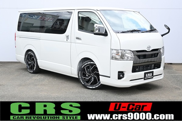 4098　令和6年式　ハイエース　ダークプライム２　CRSパッケージ　2WD　2800cc(ディーゼル)　2/5人乗車　5kmのサムネイル