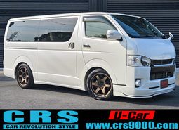 4637　平成30年式　ハイエース　スーパーGL　ダークプライム　2WD　2000cc　ガソリン車　5人乗り　2.7万km