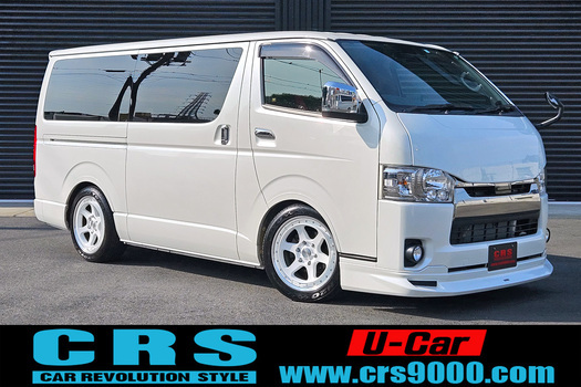4592　平成30年式　ハイエース　スーパーGL　ダークプライム　2WD　2000cc　ガソリン車　5人乗り　12.3万kmのサムネイル