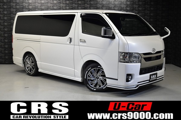 4814　令和1年式　ハイエース　スーパーGL　ダークプライムⅡ　2WD　2,800cc(ディーゼル車) 5人乗車　1.1万kmのサムネイル