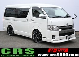 4875 平成30年式 ハイエース スーパーGL ダークプライム　2WD 2,800cc (ディーゼル) 2/5人乗車 4.5万km