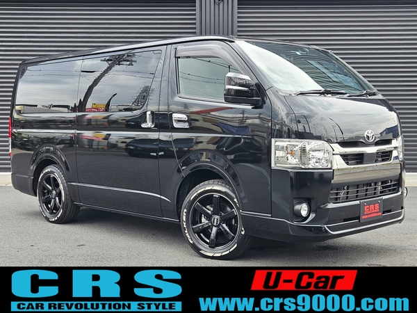 4895　令和4年式　ハイエース　スーパーGL　ダークプライムⅡ　4WD　2800cc　ディーゼル車　8人乗り　1.8万kmのサムネイル