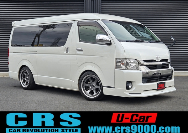 4835　平成29年式　ハイエース　ワイドバン　スーパーGL　ダークプライム　2WD　2700cc　ガソリン車　5人乗り　3.6万kmのサムネイル