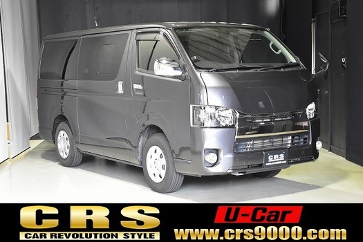 4807.平成29年式 ハイエース スーパーGL ダークプライム 2WD 2,000cc ガソリン車 走行8.8万キロ 検査1年付きのサムネイル