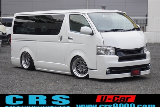 5057　令和1年式　ハイエース　スーパーGL　ダークプライムⅡ　2WD　2800cc　ディーゼル車　5人乗り　8.8万kmのサムネイル