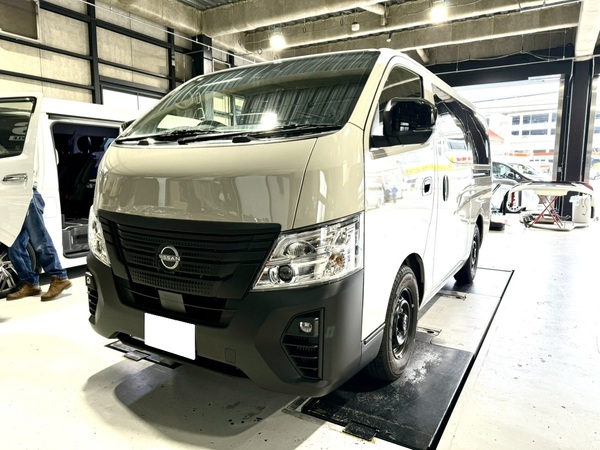 CRS横浜　　ハイエース、キャラバンカスタム　足回り改善