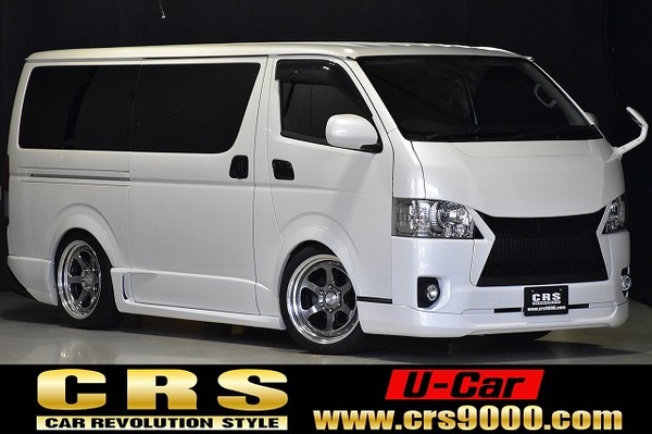 5048.平成29年式 ハイエース スーパーGL ダークプライム 2WD 3,000cc ディーゼル車 走行9.4万キロ 検査1年付きのサムネイル