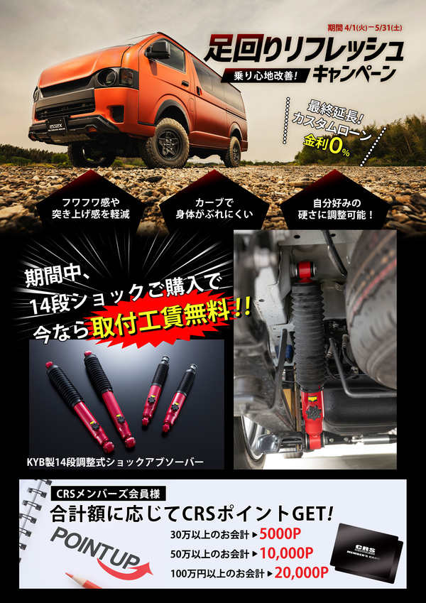 疲れ切った足回りをリフレッシュしませんか？
