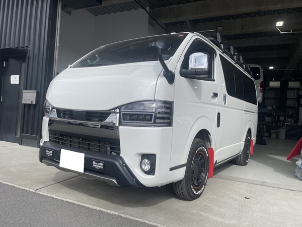 CRS横浜店　ハイエースカスタム　オーディオカスタム、外装カスタム