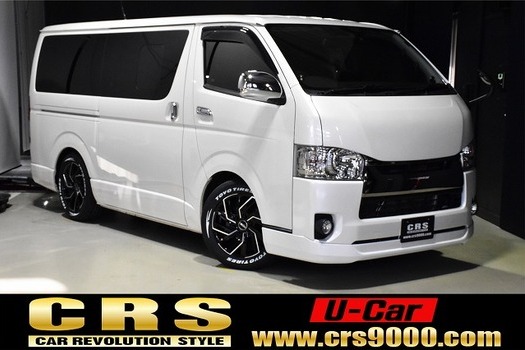 5543.平成30年式 ハイエース スーパーGL ダークプライム 2WD 2,800cc ディーゼル車 走行13.6万キロ 検査1年付きのサムネイル