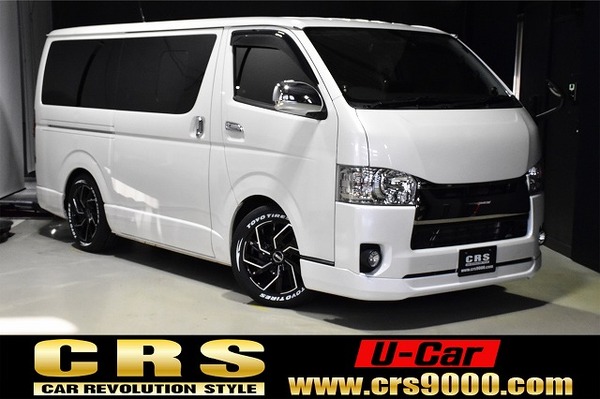 5543.平成30年式 ハイエース スーパーGL ダークプライム 2WD 2,800cc ディーゼル車 走行13.6万キロ 検査1年付きのサムネイル