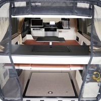 5591 令和2年式 ハイエース ワゴンGL キャンピング架装車 4WD 2,700cc(ガソリン車）リコルソキャンピングカー 8人乗車 4.0万km（車検R8年4月）のサムネイル