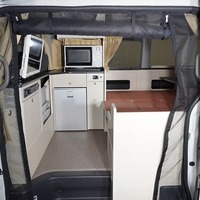 5591 令和2年式 ハイエース ワゴンGL キャンピング架装車 4WD 2,700cc(ガソリン車）リコルソキャンピングカー 8人乗車 4.0万km（車検R8年4月）のサムネイル