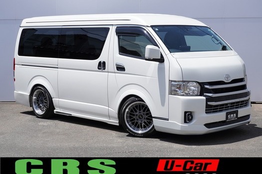 5597 【内装架装車/3ナンバー登録】平成27年式 ハイエース ワイドバン ダークプライム 2WD 3,000cc (ディーゼル) 10人乗車 14万kmのサムネイル