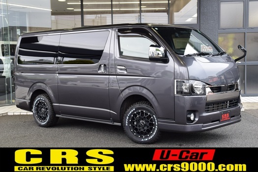5774　令和3年式　ハイエース　スーパーGL　ダークプライムⅡ　4WD　2800cc　ディーゼル車　5人乗り　4.6万kmのサムネイル