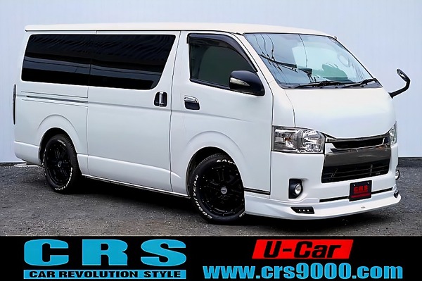 5842　平成27年式　ハイエース　スーパーGL　ダークプライム　2WD　3000cc　ディーゼル車　5人乗り　11.7万kmのサムネイル