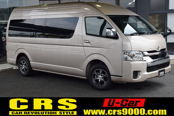 5874　令和7年式　ハイエース　ワゴン　グランドキャビン　2WD　2700cc　ガソリン車　10人乗り　3ナンバー　5km　登録済未使用車のサムネイル