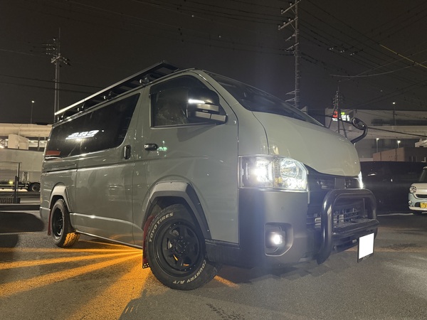 CRS横浜　ハイエース　電装×足回りカスタム
