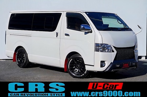 6244　令和2年式　ハイエース　スーパーGL　ダークプライムⅡ　4WD　2800cc　ディーゼル車　7人乗り　9.9万kmのサムネイル