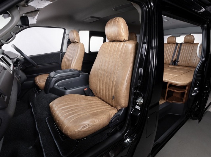 ハイエース「BED KITⅣ VERⅡ FOR BROWN」ベッドキット4 Ver2 ブラウンのサムネイル