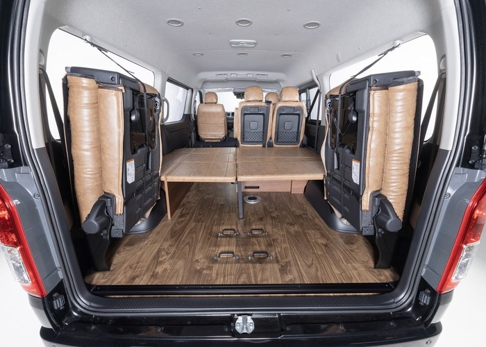 ハイエース「BED KITⅣ VERⅡ FOR BROWN」ベッドキット4 Ver2 ブラウンのサムネイル