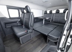 ハイエース「BED KITⅣ VERⅡ FOR BLACK」ベッドキット4 Ver2 ブラック