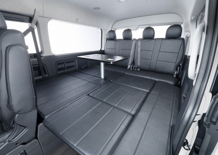 ハイエース「BED KITⅣ VERⅡ FOR BLACK」ベッドキット4 Ver2 ブラックのサムネイル