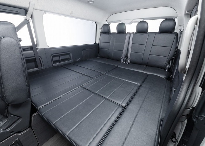 ハイエース「BED KITⅣ VERⅡ FOR BLACK」ベッドキット4 Ver2 ブラックのサムネイル