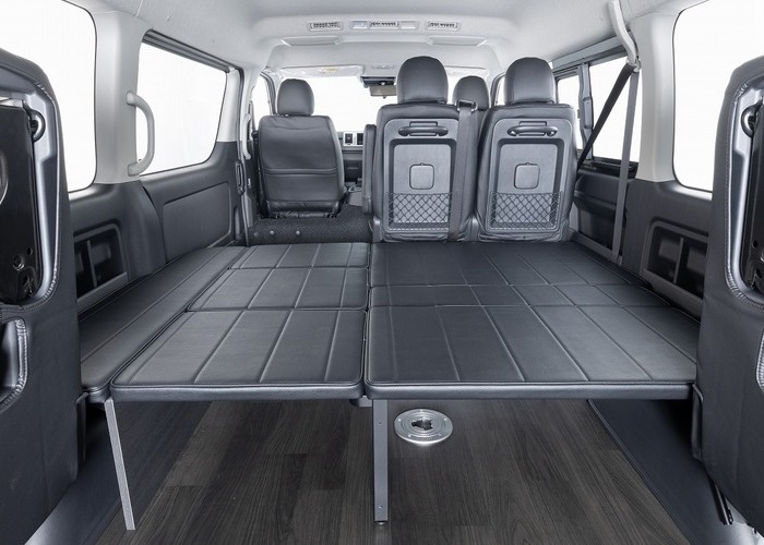 ハイエース「BED KITⅣ VERⅡ FOR BLACK」ベッドキット4 Ver2 ブラックのサムネイル