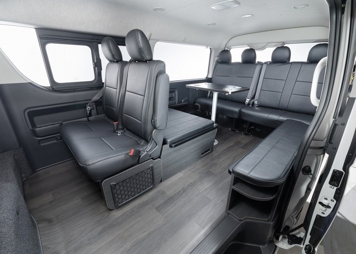 ハイエース「BED KITⅣ VERⅡ FOR BLACK」ベッドキット4 Ver2 ブラックのサムネイル