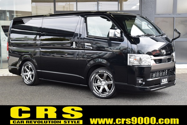 6267　8型ハイエース ダークプライムS 2WD 2800cc ディーゼル車 2/5人乗り ブラックマイカのサムネイル