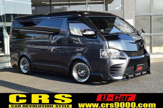 6635　平成30年式 ハイエースバン ワイドボディ ダークプライム　2WD 2,700cc ガソリン車 5人乗り 3.8万kmのサムネイル