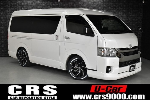 6625 令和4年式 ハイエース スーパーGL　ダークプライムⅡ   2WD 2,800cc (ディーゼル車)  2/5人乗車  2.1万km 車検:令和9年3月9日のサムネイル