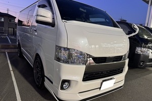 CRS千葉🌈ハイエースカスタムエアロ、総額〇〇〇万円！施工内容をご紹介🔧サムネイル