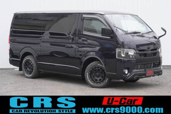 6450　令和3年式　リムジン7　ハイエース　スーパーGL　ダークプライムⅡ　2WD　2000cc　ガソリン車　7人乗り　4.7万kmのサムネイル