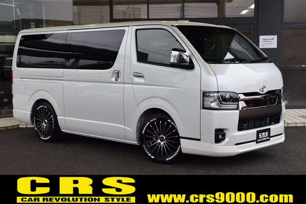 6618　9型ハイエースバン S-GL DARK PRIMEⅡ　ガソリン車　2WD　2000cc　2/5人乗り　42kmのサムネイル