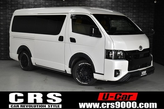 6656 令和5年式 ハイエース スーパーGL　ダークプライムⅡ   2WD 2,800cc (ディーゼル車)  3ナンバー 5人乗車  7.8万km 車検:令和8年12月13日のサムネイル