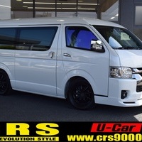 6862 令和7年式 ハイエースバン DARK PRIMEⅡ ワイドボディ　リムジン8架装　2WD 2,700cc (ディーゼル車) 8人乗車 1.1万km ３ナンバーのサムネイル