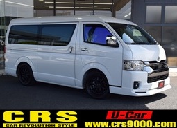 6862 令和7年式 ハイエースバン DARK PRIMEⅡ ワイドボディ　リムジン8架装　2WD 2,800cc (ディーゼル車) 8人乗車 1.1万km ３ナンバー
