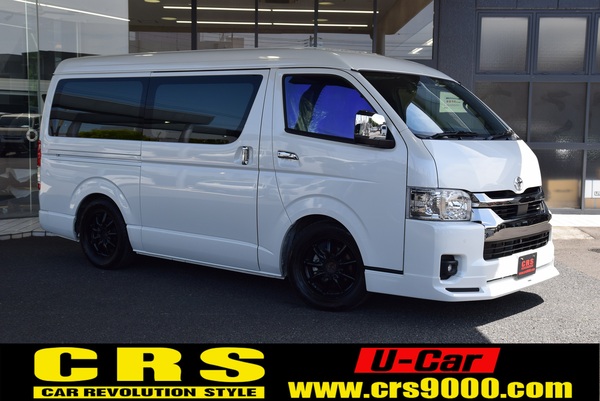 6862 令和7年式 ハイエースバン DARK PRIMEⅡ ワイドボディ　リムジン8架装　2WD 2,700cc (ディーゼル車) 8人乗車 1.1万km ３ナンバーのサムネイル