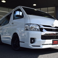 6862 令和7年式 ハイエースバン DARK PRIMEⅡ ワイドボディ　リムジン8架装　2WD 2,700cc (ディーゼル車) 8人乗車 1.1万km ３ナンバーのサムネイル